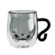 thumbnail image 1 of Taza con gato negro linda taza con asa taza de café de doble pared Kawaii gato regalo femenino 250-300 ml taza de regalo de cumpleaños para los amantes de los gatos idea Halloween Navidad., 1 of 6