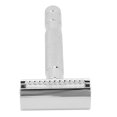 thumbnail image 2 of Maquinilla de afeitar de seguridad para hombres, afeitadora Manual profesional de aleación portátil para viajes en casa, peluquería (sin cuchilla), 2 of 8