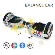 Music-Rhythmed LED Hoverboard,Camouflage Graffiti color