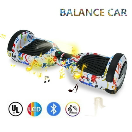 Music-Rhythmed LED Hoverboard,Camouflage Graffiti color