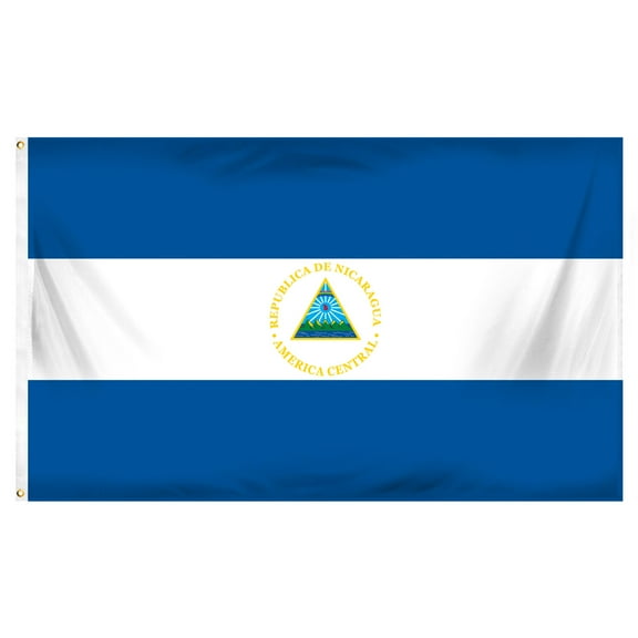 Nicaragua 3ft x 5ft Printed Polyester Flag