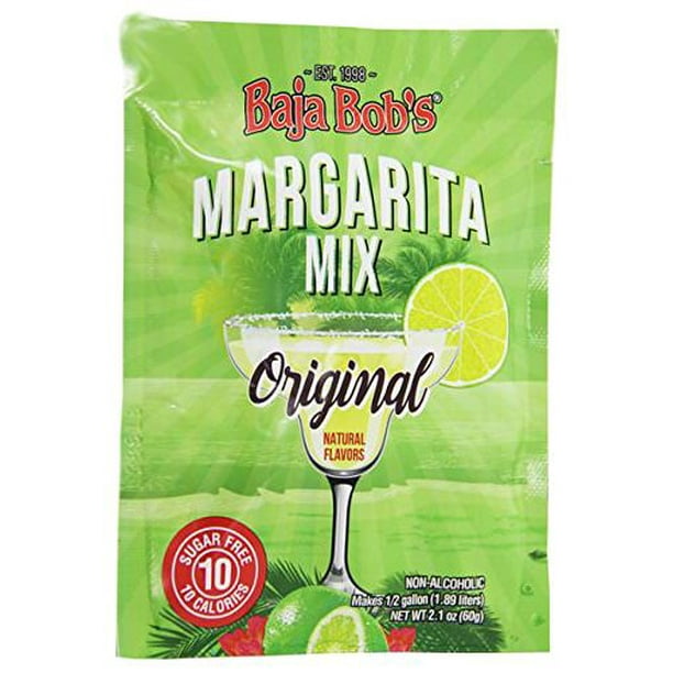 Baja Bob's Sugar-Free Original Margarita Mix - Powdered Packet, 60g