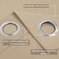 thumbnail image 5 of Easy-Going Luxury 2 Piece Solid Blackout, Room Darkening, Energy Efficient Curtains, 5 of 7