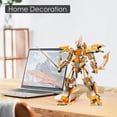 thumbnail image 2 of Piececool 3D Puzzles -Crescent Blade Armor Metal Gundam Model Building Kits, 285 Pcs, 2 of 7