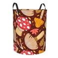 thumbnail image 4 of LNWH Laundry Basket, Cartoon Harvest Mushroom Pattern Foldable Laundry Hamper with Handles Waterproof, Small Size, 4 of 8