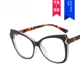 thumbnail image 3 of Gafas de sol TR90 con montura de ojo de gato a juego con color, con espejo plano y luz antiazul, con personalidad y contraste de color, sin maquillaje, 3 of 5