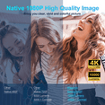 thumbnail image 2 of Magcubic Proyector Portátil 4K Compatible con 1080P Nativo, Tecla Automática con WiFi y Bluetooth, Proyector de Películas Inteligente para el Hogar y el Exterior HY320, 2 of 7