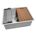 thumbnail image 6 of Ruvati 27 x 19 x 12 inch Deep Laundry Utility Workstation Sink Undermount 16 Gauge, 6 of 8