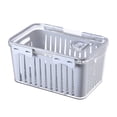 thumbnail image 2 of Vrorvz Fridge Organizer Food Storage Bins with Lids for Refrigerator Fruit and Vegetable Fresh Space Saving Stackable Design with Drainage and Freshness Tracker, 2 of 5