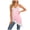 Pink, variant on Women 2026 Silk Lace Trim Cami Tops Y2k Spaghetti Strap Slip Asymmetrical Dress Y2k Backless Going Out Camisole (Black, L)
