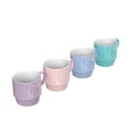 thumbnail image 3 of Zak Designs 14oz 4pc Hello Kitty Ceramic Stacking Mugs in Wire Rack, 3 of 7