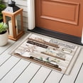 thumbnail image 4 of 2x3 Ft Entryway Area Rug, Country Cotton Floral Kitchen Rug Runner Washable Floor Mat, Farmhouse Vintage Bath Bottle Non Slip Indoor Door Mat Throw Carpet for Bathroom Living Room Bedroom, 4 of 8