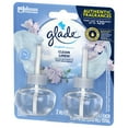 Glade PlugIns Refill 2 ct, Clean Linen, 1.34 FL. oz. Total, Scented Oil Air Freshener Infused