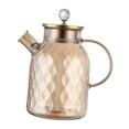 thumbnail image 2 of Tnarru Glass Pitcher Lightweight Tea Pot Kettle for Juice Milk Cold or Hot Beverage 1.7L, 2 of 8
