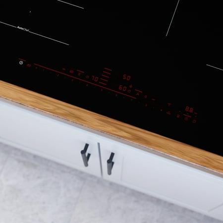 Bosch - Benchmark Series 30" Built-In Electric Induction Cooktop with 4 elements and HomeConnect, Frameless - Black