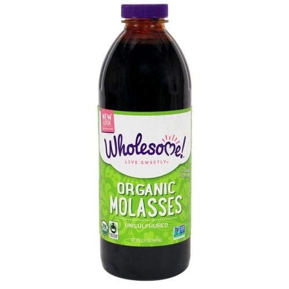 Wholesome Organic Molasses Unsulphured 16 fl oz Pack of 2