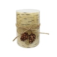 thumbnail image 1 of 4" Bougie pilier de bouleau, 1 of 4
