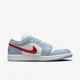 thumbnail image 3 of New Nike Women's Air Jordan 1 Low Shoes - Blue Grey (DC0774-164), 3 of 6