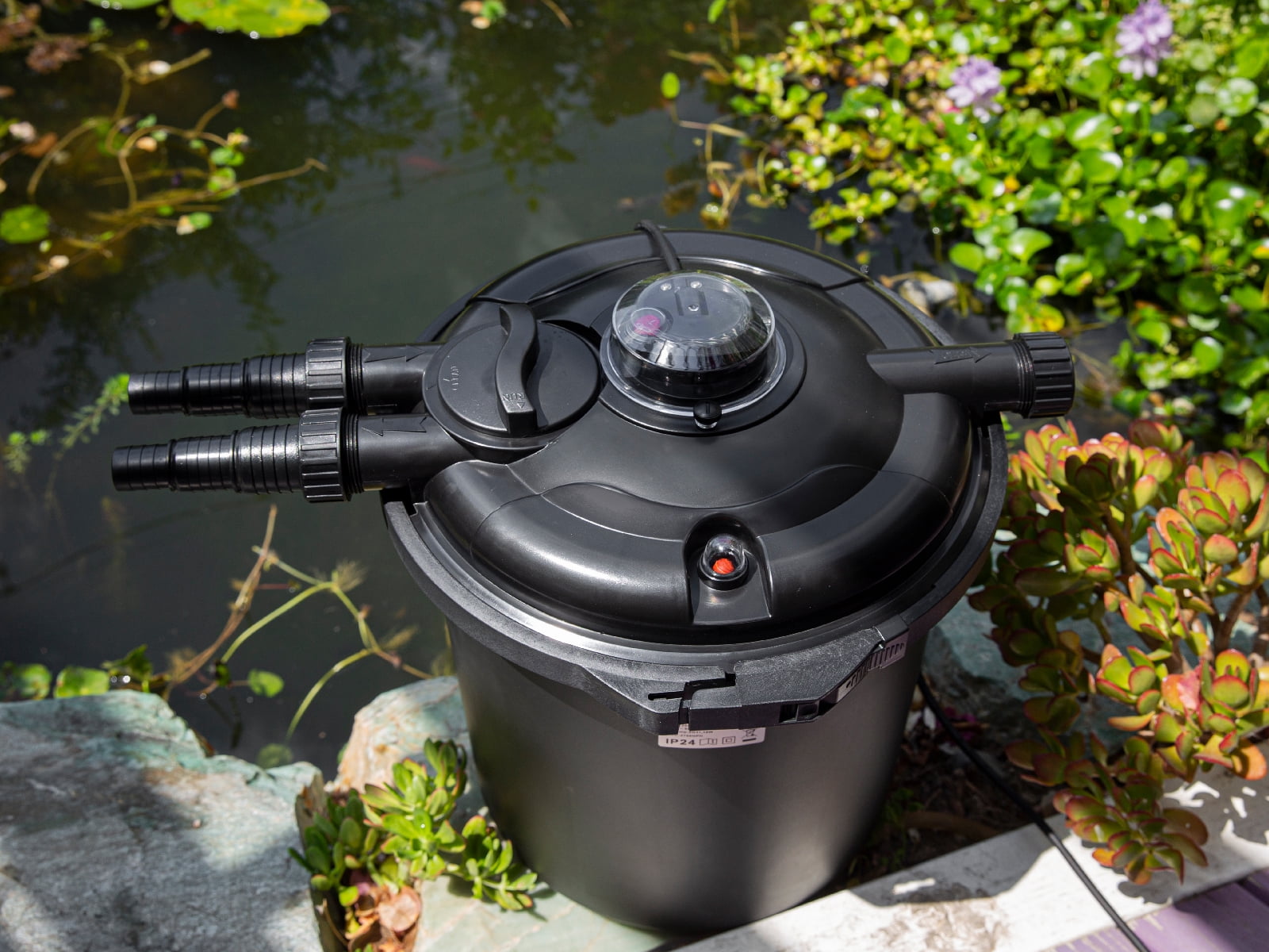 Koi Pond Filter Bio UV 2600-Gal Pressure System Water UVC Ultraviolet Purifier 