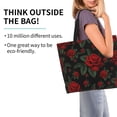 thumbnail image 2 of Easygdp Roses Bolsas Tote para Mujer, Bolsos de Hombro para Viaje, Bolsos de Mano de Gran Capacidad para Compras y Trabajo, 2 of 8