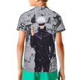 thumbnail image 4 of Jujutsu Kaisen Satoru Gojo Kids T-Shirt 3d Printed Graphic T-Shirts Boys And Girls Short Sleeve Shirts For Youth Kids X-Small, 4 of 7