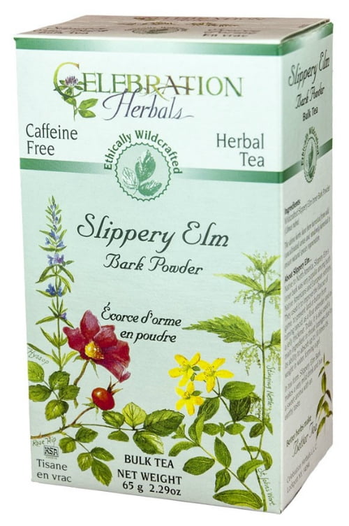 Celebration Herbals Slippery Elm Bark Powder Bulk Tea Caffeine Free 24 g