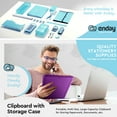 thumbnail image 6 of Enday Clipboard with Storage Case Heavy Duty Clipboards School Supplies Purple, 6 of 7