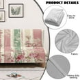 thumbnail image 5 of Yuyamidu Wood Grain Futon Cover Armless Sofa Covers Rose Futon Mattress Cover with Elastic Edge Breathable Rv Couch Covers Gift for Holiday, 5 of 8