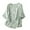 Green, variant on WREESH Women's Embroidery Boho Button Down Blouses Cotton Linen with Printed Loose Shirts and Three Quarter Sleeves, Solid Color 3/4 Sleeve Tops Pink