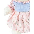 thumbnail image 3 of Peluche De Conejita Con Vestido Y Moño Con Flores, 3 of 4