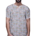 thumbnail image 4 of Atasi Kurta Courte Ajustée en Coton Cambric Imprimé Col Trou de Serrure Chemise Décontractée, 4 of 5