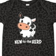 thumbnail image 4 of Inktastic New to the Herd Cute Cow Boys or Girls Baby Bodysuit, 4 of 5
