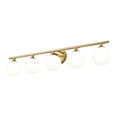 thumbnail image 3 of 1100-5V-MGLD-Z-Lite-Neoma - 5 Light Bath Vanity In Modern Style-7.25 Inches Tall and 38.25 Inches Wide-Modern Gold Finish, 3 of 7