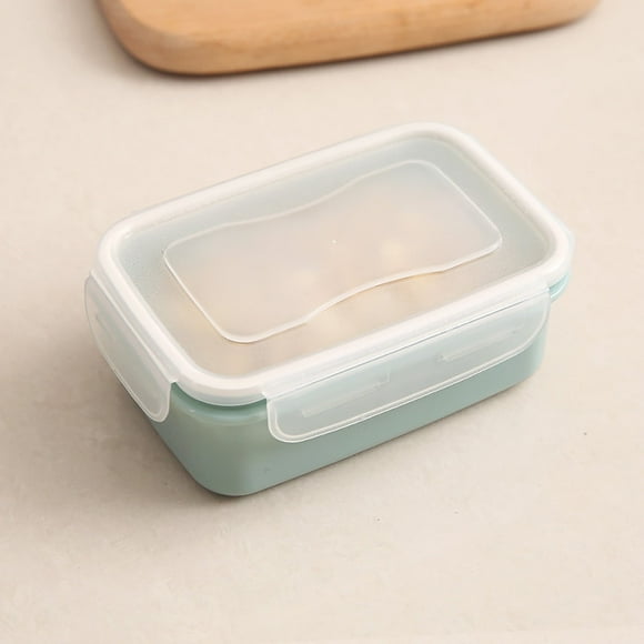 Glass Food Storage Containers with Dividers Cookie with Lids Take Out Containers Disposable Meal Prep Container Glass 3 Compartments Little Containers with Lids Airtight Jar Refrigerator