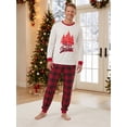 thumbnail image 4 of AceBaby Christmas Family Matching Pajamas Set, Tree and Letter Print Holiday  Sleepwear Loungewear PJs, 4 of 10
