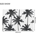 thumbnail image 3 of Coolnut Hawaiian Palm Tree Black Bathroom Rug Rectangular Bath Mat Non Slip Bath Rugs Absorbent Shaggy Bathmats for Sink Shower 16" x 24" Home Decor, 3 of 7