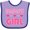 Lavender and Purple, variant on Inktastic Papas Girl Granddaughter Girls Baby Bib