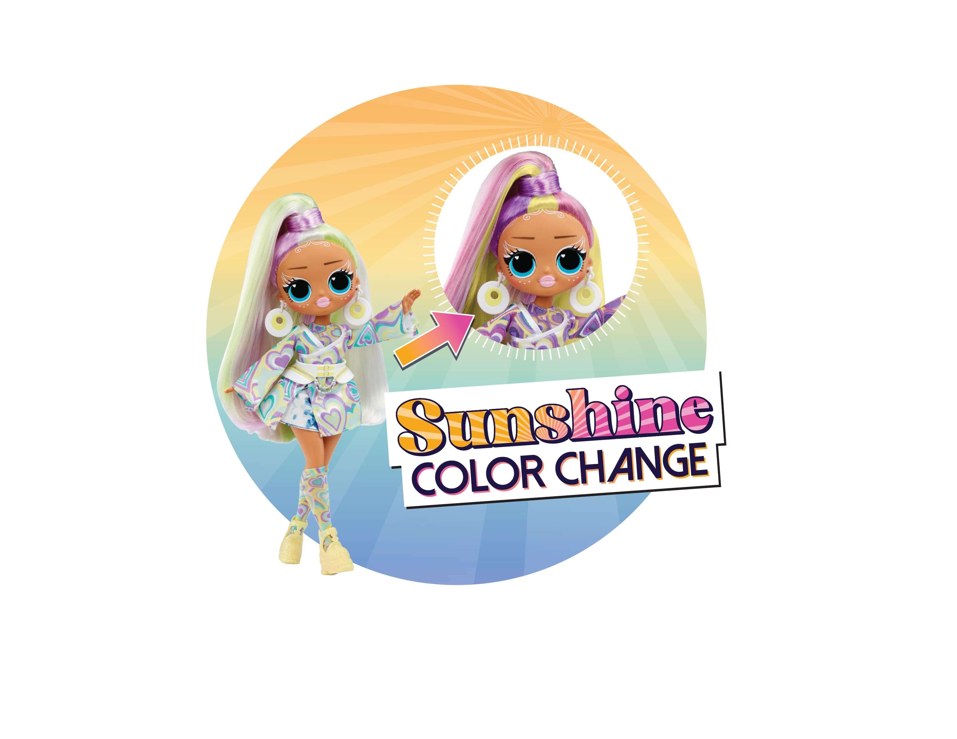 LOL Surprise OMG Sunshine Sunrise Color Change Fashion Doll photo 2