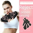 thumbnail image 2 of Guantes de medio dedo para fitness al aire libre, para deportes de equitación, levantamiento de pesas, malla de mariposa antideslizante, transpirables, resistentes al desgaste, guantes transpirables, 2 of 4
