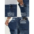 thumbnail image 6 of X RAY JEANS Xray Men's Denim Cargo Shorts, Dark Blue, 32, 6 of 7