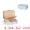 Blue, variant on Travel Jewelry Box for Women Gifts Portable PU Leather Organizer for Earring Necklace White