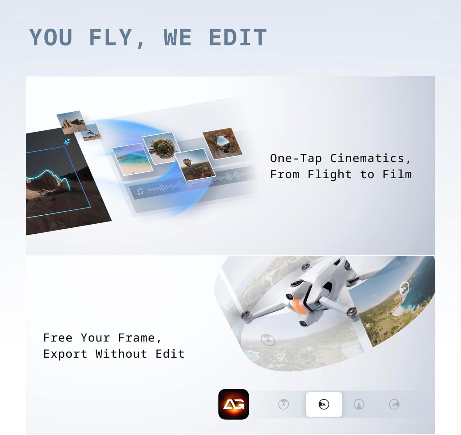 Antigravity A1 8K 360 Drone Standard Bundle | AI Tracking, Obstacle Avoidance, 249g Foldable, Auto Return, 10km Transmission (DE001-01) + 64GB Card + Sling Backpack + Landing Pad + More (27pc Bundle)
