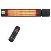 Permasteel Wall Mounted Black Electric Patio Heater