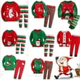 thumbnail image 2 of Pijamas de Navidad para bebés y niñas, conjunto de pijamas de Navidad de Papá Noel, ropa de dormir de algodón para niños pequeños, ropa de dormir de Año Nuevo para niños, conjunto informal, 2 of 4