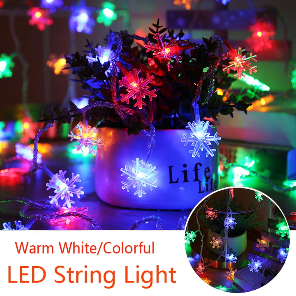 10-80 LED Battery Power Operated Fairy Lights Lamps Home Xmas Party Garden Decor 