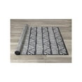 thumbnail image 4 of Novelle Home Functional Style Grey White Tribal Rug, 4'7" x 6'7", 4 of 10