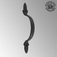 thumbnail image 2 of Renovator's Supply Black Wrought Iron Cabinet Handle 5.5" Ornate Drawer and Dresser Door Pulls, 2 of 7