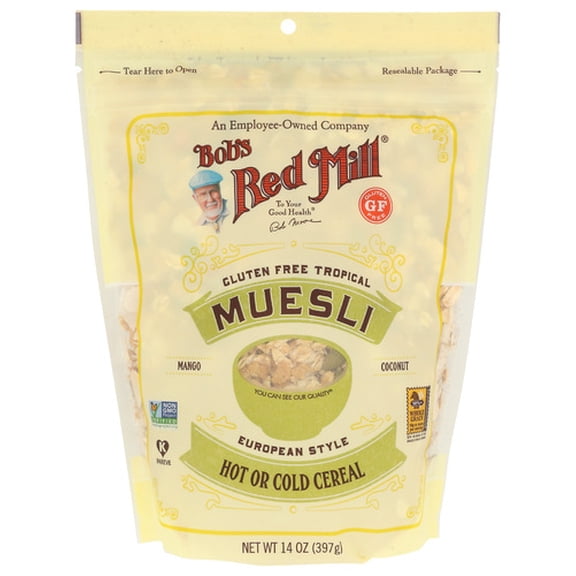 (Pack of 4) Bob's Red Mill Tropical Muesli Cereal 14 Oz
