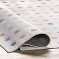 thumbnail image 6 of nuLOOM Larissa Machine Washable Kids Polka Dot Area Rug, 8' x 10', Ivory, 6 of 10