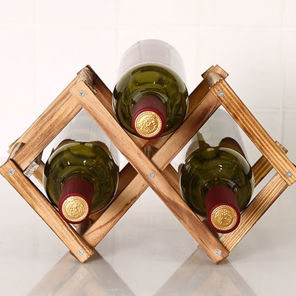 Soimiss Display Stand Rectangular Kitchen Wine Display Rack 1Set